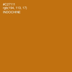 #C27111 - Indochine Color Image