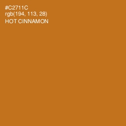 #C2711C - Hot Cinnamon Color Image