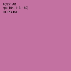 #C271A0 - Hopbush Color Image