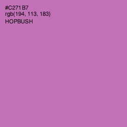 #C271B7 - Hopbush Color Image