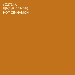 #C2721A - Hot Cinnamon Color Image