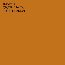#C2721B - Hot Cinnamon Color Image