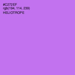 #C272EF - Heliotrope Color Image