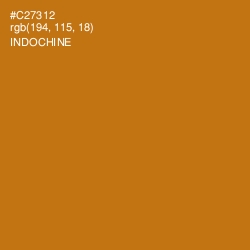 #C27312 - Indochine Color Image