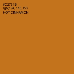 #C2731B - Hot Cinnamon Color Image