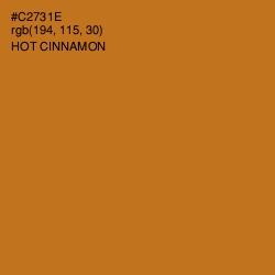 #C2731E - Hot Cinnamon Color Image