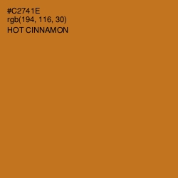 #C2741E - Hot Cinnamon Color Image