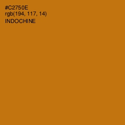 #C2750E - Indochine Color Image