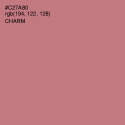 #C27A80 - Charm Color Image