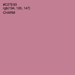 #C27E93 - Charm Color Image