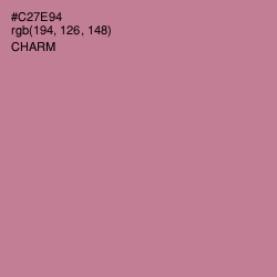 #C27E94 - Charm Color Image