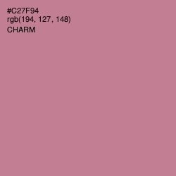 #C27F94 - Charm Color Image