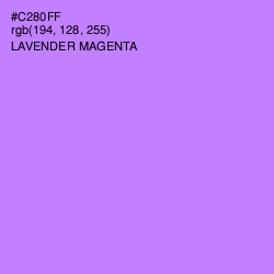 #C280FF - Lavender Magenta Color Image