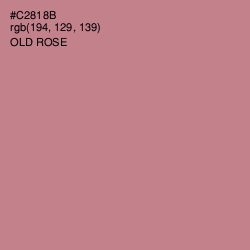 #C2818B - Old Rose Color Image