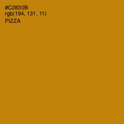 #C2830B - Pizza Color Image