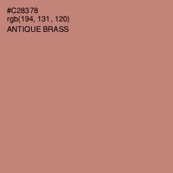 #C28378 - Antique Brass Color Image