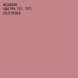 #C28389 - Old Rose Color Image