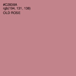 #C2838A - Old Rose Color Image