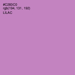 #C283C0 - Lilac Color Image