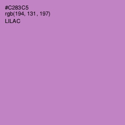 #C283C5 - Lilac Color Image