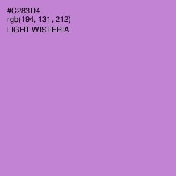 #C283D4 - Light Wisteria Color Image