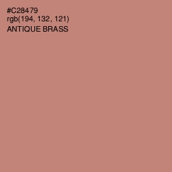 #C28479 - Antique Brass Color Image