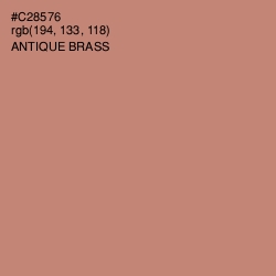 #C28576 - Antique Brass Color Image