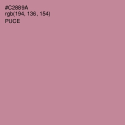 #C2889A - Puce Color Image