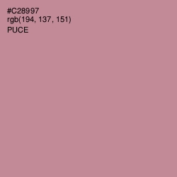 #C28997 - Puce Color Image