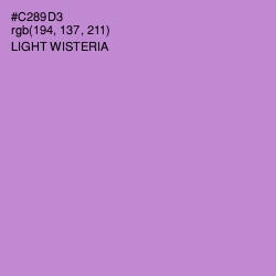 #C289D3 - Light Wisteria Color Image