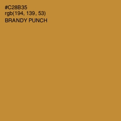 #C28B35 - Brandy Punch Color Image