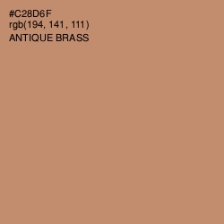 #C28D6F - Antique Brass Color Image