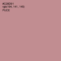 #C28D91 - Puce Color Image