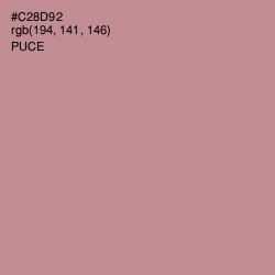 #C28D92 - Puce Color Image