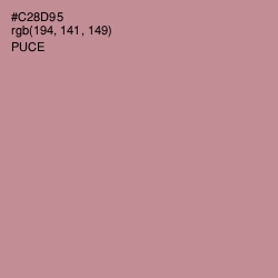 #C28D95 - Puce Color Image
