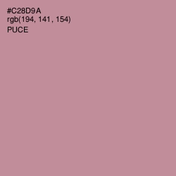 #C28D9A - Puce Color Image
