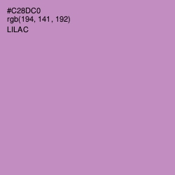 #C28DC0 - Lilac Color Image