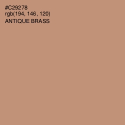 #C29278 - Antique Brass Color Image