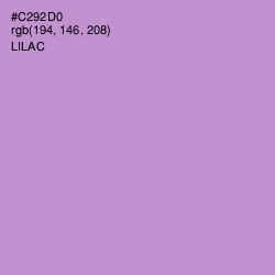 #C292D0 - Lilac Color Image