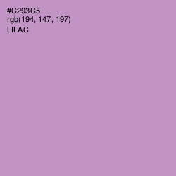 #C293C5 - Lilac Color Image