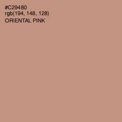 #C29480 - Oriental Pink Color Image