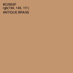#C2956F - Antique Brass Color Image
