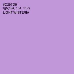 #C297D9 - Light Wisteria Color Image