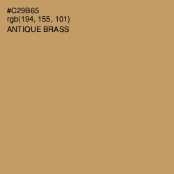 #C29B65 - Antique Brass Color Image