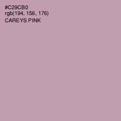 #C29CB0 - Careys Pink Color Image