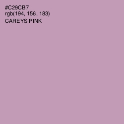 #C29CB7 - Careys Pink Color Image