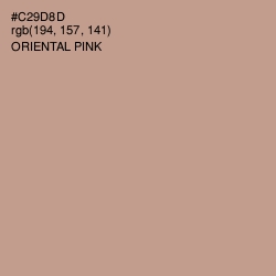#C29D8D - Oriental Pink Color Image