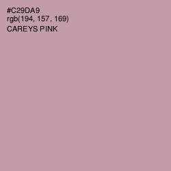 #C29DA9 - Careys Pink Color Image