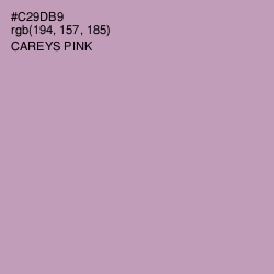 #C29DB9 - Careys Pink Color Image