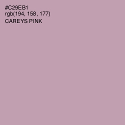 #C29EB1 - Careys Pink Color Image